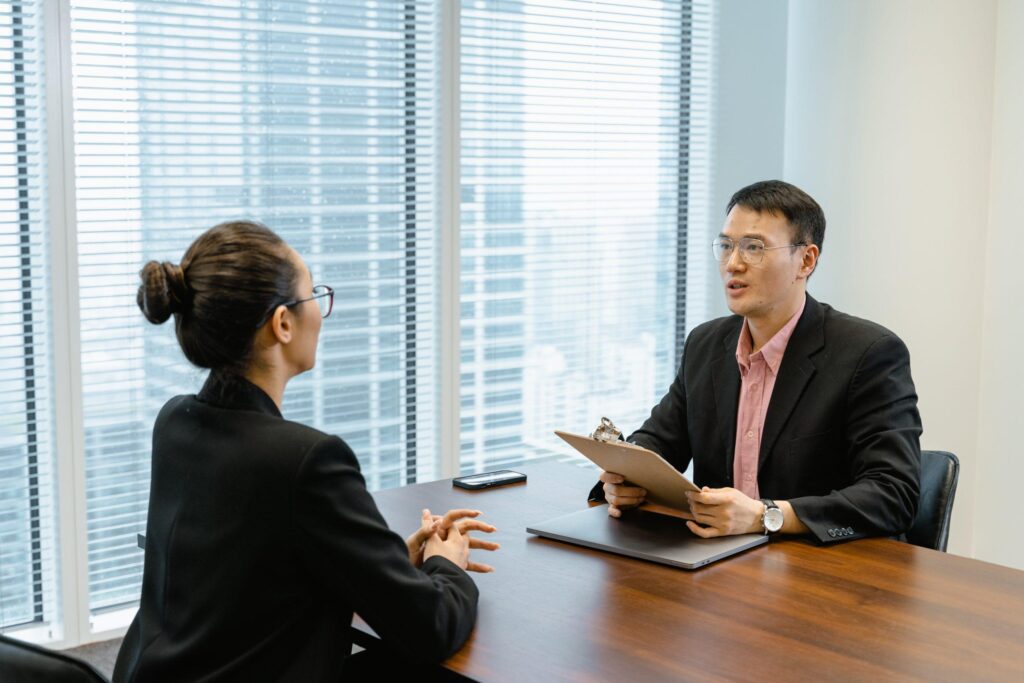 New employee meeting colleagues after joining a local business team